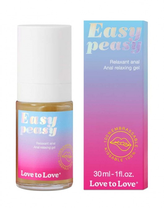 Анальный расслабляющий гель Easy Peasy - 30 мл. - Love to Love - купить с доставкой в Ельце
