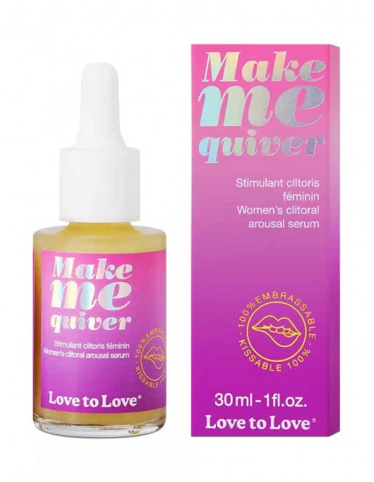 Возбуждающие капли для клитора Make Me Quiver - 30 мл. - Love to Love - купить с доставкой в Ельце