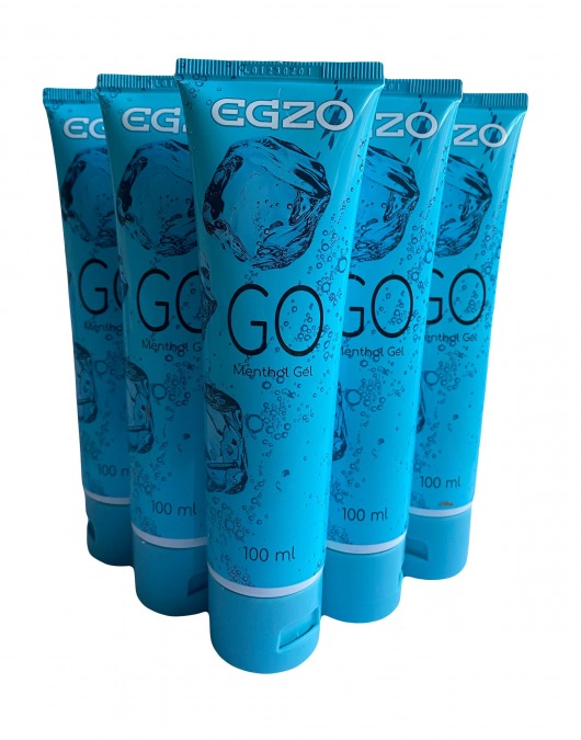 Набор из 5 пролонгирующих лубрикантов на водной основе Egzo Go (по 100 мл.) - EGZO - купить с доставкой в Ельце
