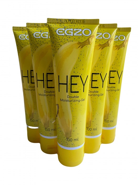 Набор из 5 анальных лубрикантов на водной основе Egzo Hey (по 100 мл.) - EGZO - купить с доставкой в Ельце