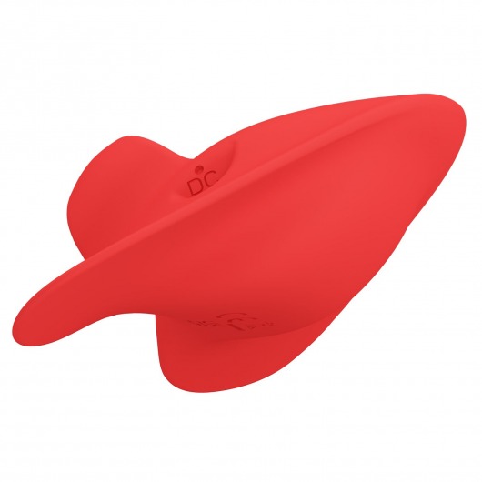 Красный вибратор на палец Carnation - Baile