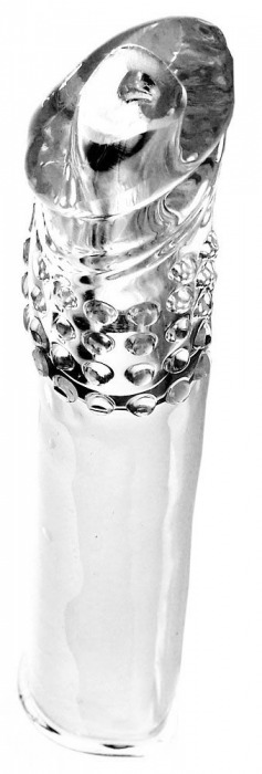 Прозрачная насадка-удлинитель Perfect Sleeve - 19 см. - Boys of Toys - в Ельце купить с доставкой