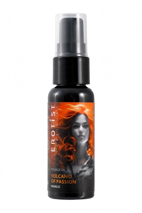 Гель с эффектом вибрации Volcano Of Passion со вкусом манго - 25 мл. - Erotist Lubricants - купить с доставкой в Ельце