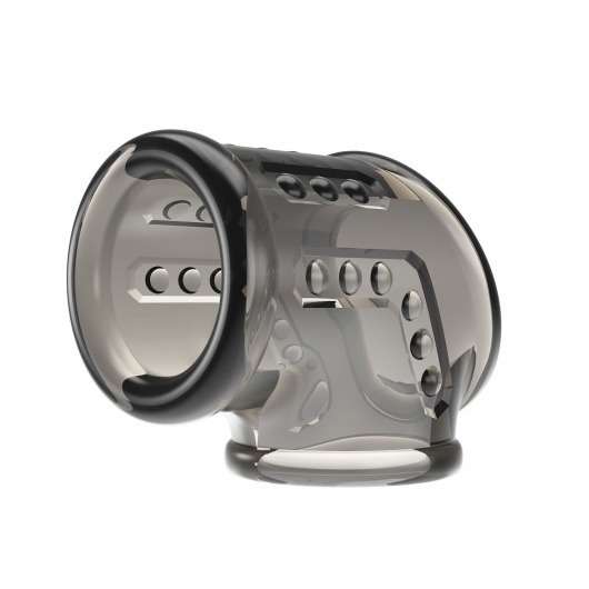 Дымчатая насадка на пенис и мошонку - Baile - в Ельце купить с доставкой