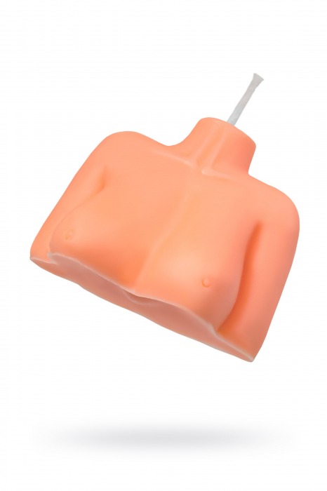 Оранжевая сувенирная свеча «Женский силуэт» - Pecado - купить с доставкой в Ельце