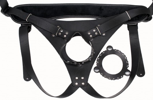 Пояс Hard Brutal для больших насадок - LOVETOY (А-Полимер) - купить с доставкой в Ельце