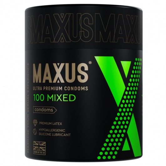 Презервативы MAXUS Mixed - 100 шт. - Maxus - купить с доставкой в Ельце