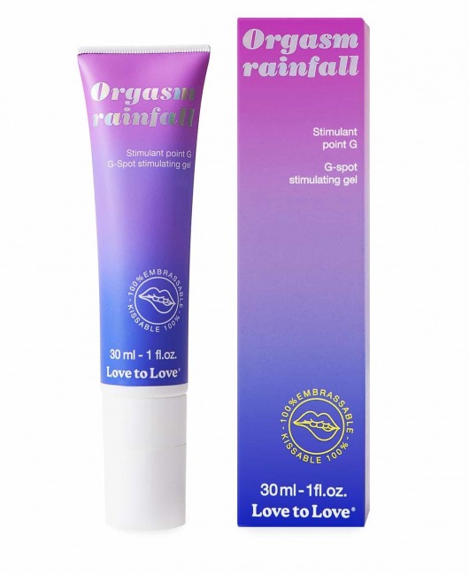 Гель для стимуляции G-точки зоны Orgasm Rainfall - 30 мл. - Love to Love - купить с доставкой в Ельце