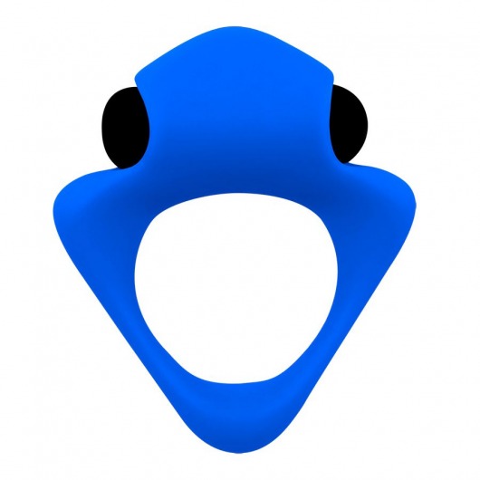 Синее эрекционное кольцо Wooomy Tribeс с вибрацией - Adrien Lastic - в Ельце купить с доставкой