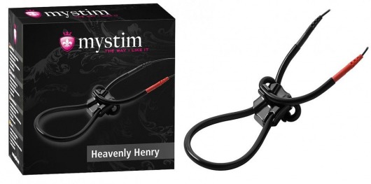 Эрекционное лассо для электростимуляции HEAVENLY HENRY - MyStim - купить с доставкой в Ельце