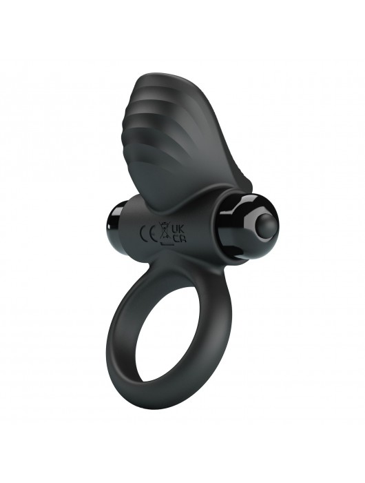 Черное эрекционное кольцо с вибрацией Adrien - Baile - в Ельце купить с доставкой