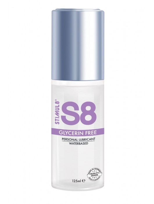 Лубрикант на водной основе S8 Glycerin Free без глицерина - 125 мл. - Stimul8 - купить с доставкой в Ельце
