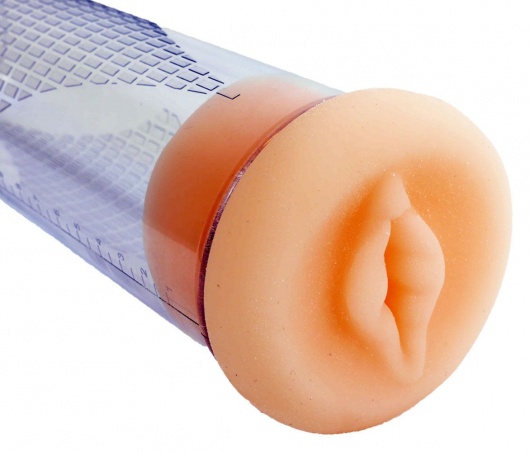 Телесный уплотнитель для вакуумной помпы в виде вагины - Boys of Toys - в Ельце купить с доставкой