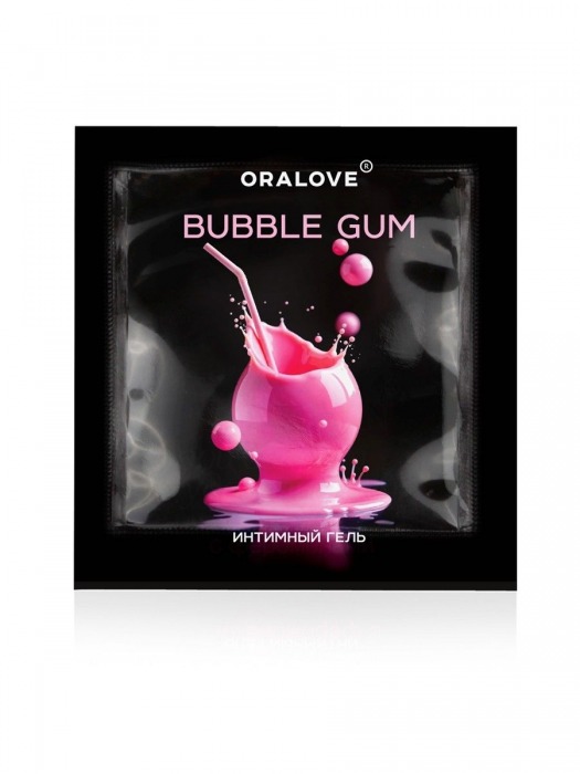 Саше съедобной оральной смазки OraLove с ароматом бабл-гам - 3 гр. - Биоритм - купить с доставкой в Ельце