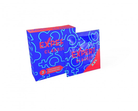 Презервативы увеличенного размера Expert Classic XXL - 3 шт. - Expert - купить с доставкой в Ельце
