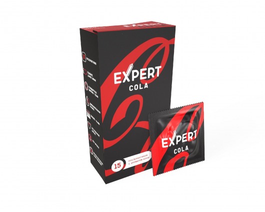 Презервативы с ароматом колы Expert Cola - 15 шт. - Expert - купить с доставкой в Ельце