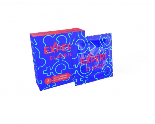 Классические презервативы Expert Classic - 3 шт. - Expert - купить с доставкой в Ельце