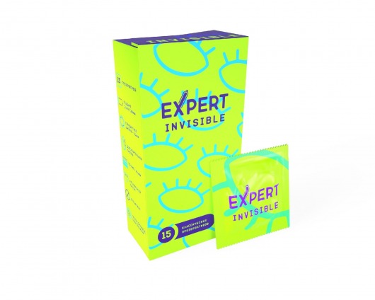 Ультратонкие презервативы Expert Invisible - 15 шт. - Expert - купить с доставкой в Ельце
