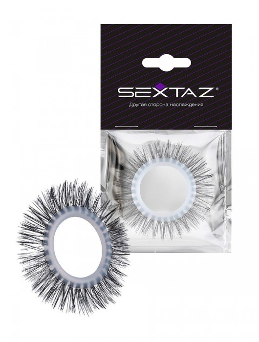 Круглое эрекционное кольцо с длинными «ресничками» - Sextaz - в Ельце купить с доставкой
