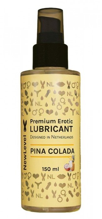Ароматизированный лубрикант на водной основе NewLevel Pina Colada - 150 мл. - NewLevel - купить с доставкой в Ельце