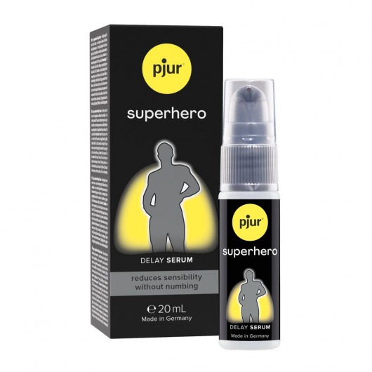 Пролонгатор-сыворотка pjur Superhero Delay Serum - 20 мл. - Pjur - купить с доставкой в Ельце