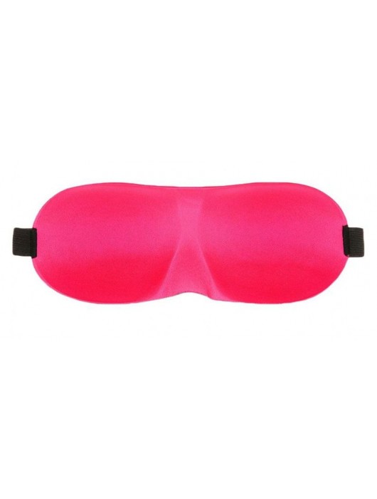 Розовая глухая маска на резинке - Sitabella - купить с доставкой в Ельце