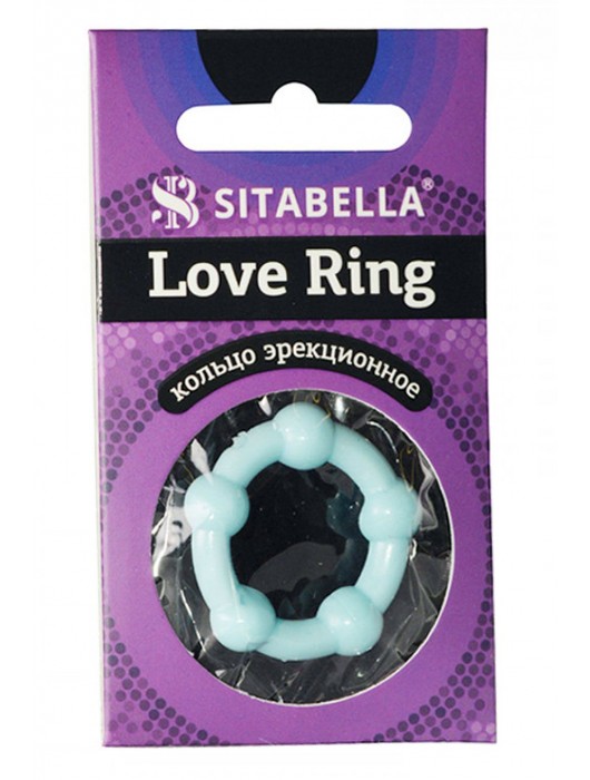 Цветное эрекционное кольцо Love Ring с бусинами - Sitabella - в Ельце купить с доставкой