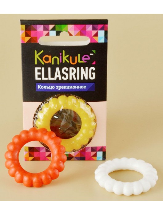 Цветное рельефное эрекционное кольцо Ellasring - Sitabella - в Ельце купить с доставкой