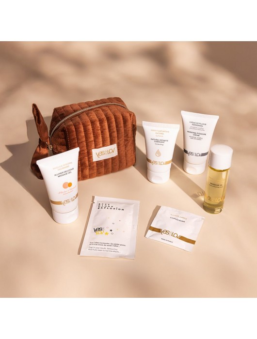 Набор YESforLOV La Trousse Enchantée в коричневой косметичке - YESforLOV - купить с доставкой в Ельце