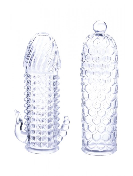 Набор из 2 прозрачных насадок на член Seductive Tickler Sleeves Set - NMC - в Ельце купить с доставкой