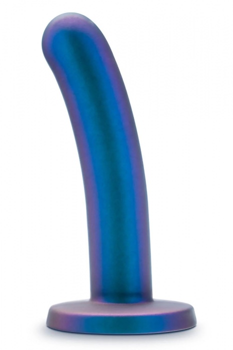 Синяя насадка с гладкой поверхностью Surrender 5.75 Inch Intermediate Pegging Dildo - 14,6 см. - Blush Novelties - купить с доставкой в Ельце