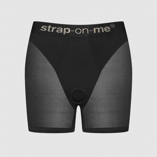 Трусики-шорты для фиксации насадок Strap-on-me Harness Lingerie Halo - size XS - Strap-on-me - купить с доставкой в Ельце