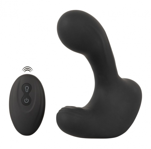 Черная анальная вибропробка с функцией расширения RC Butt Plug with 3 functions - Orion - в Ельце купить с доставкой