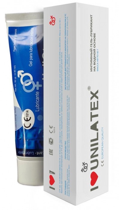 Лубрикант на водной основе Unilatex Gel - 80 мл. - Unilatex - купить с доставкой в Ельце
