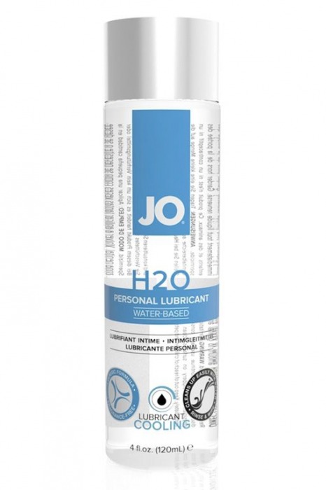 Охлаждающий лубрикант на водной основе JO Personal Lubricant H2O COOLING - 120 мл. - System JO - купить с доставкой в Ельце