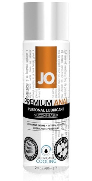 Анальный охлаждающий лубрикант на силиконовой основе JO PREMIUM ANAL COOLING - 60 мл. - System JO - купить с доставкой в Ельце