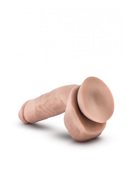 Реалистичный фаллоимитатор с присоской X5 HARD ON BEIGE - 22,2 см. - Blush Novelties