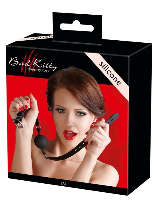 Средний силиконовый кляп-шар на регулируемых ремешках - Orion - купить с доставкой в Ельце