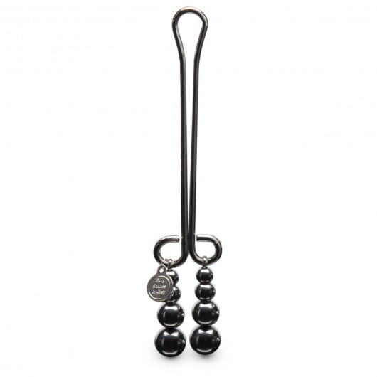 Зажим для клитора с бусинами Just Sensation Beaded Clitoral Clamp - Fifty Shades of Grey - купить с доставкой в Ельце