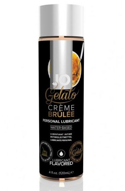 Лубрикант с ароматом крем-брюле JO GELATO CREME BRULEE - 120 мл. - System JO - купить с доставкой в Ельце