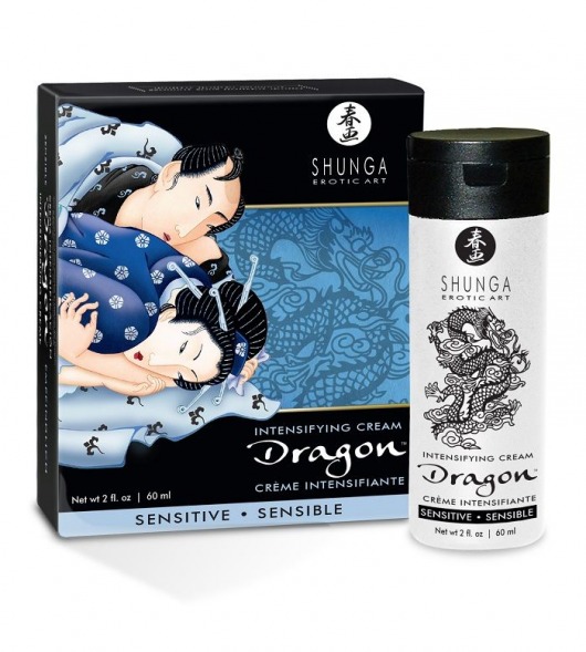 Интимный мужской крем SHUNGA DRAGON SENSITIVE - 60 мл. - Shunga - купить с доставкой в Ельце