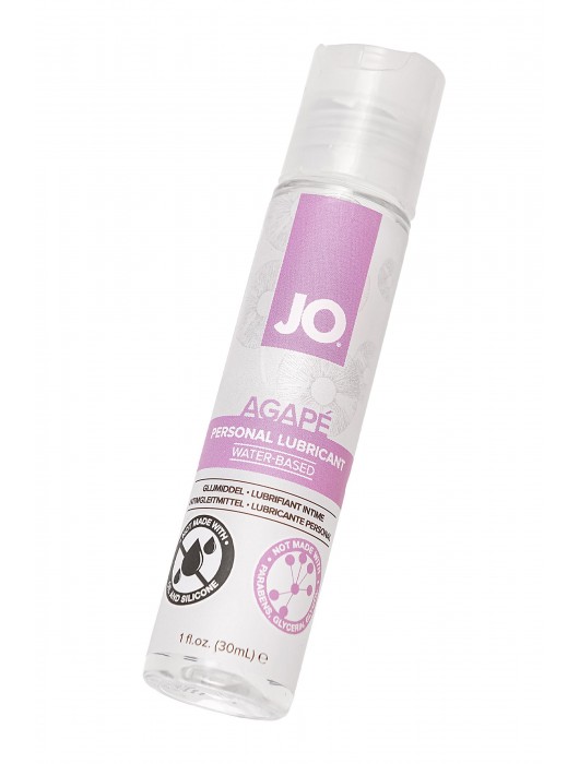 Лубрикант на водной основе для женщин JO AGAPE ORIGINAL - 30 мл. - System JO - купить с доставкой в Ельце