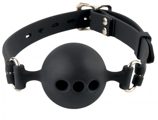 Силиконовый кляп-шар с отверстиями для дыхания Silicone Breathable Ball Gag Small - Pipedream - купить с доставкой в Ельце