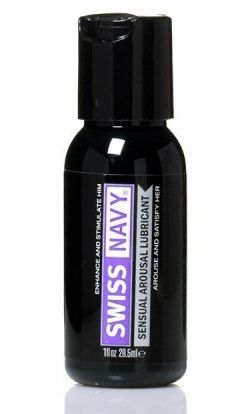 Возбуждающий гель-лубрикант на водной основе Sensual Arousal Lubricant  - 29,5 мл. - Swiss navy - купить с доставкой в Ельце