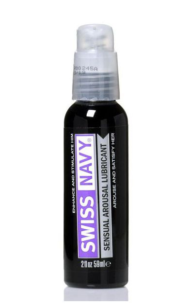 Возбуждающий гель-лубрикант на водной основе Sensual Arousal Lubricant - 59 мл. - Swiss navy - купить с доставкой в Ельце