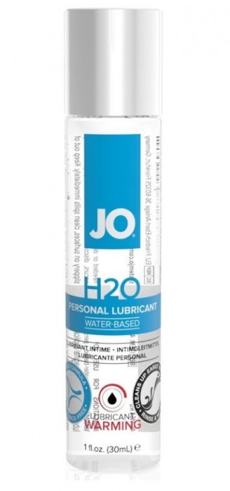 Возбуждающий лубрикант на водной основе JO Personal Lubricant H2O Warming - 30 мл. - System JO - купить с доставкой в Ельце
