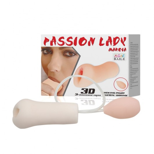 Мастурбатор Passion Lady Marcia с грушей для имитации посасывания - Baile - в Ельце купить с доставкой