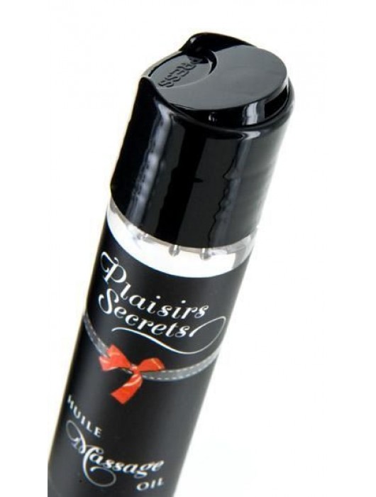 Массажное масло с ароматом кокоса Huile de Massage Gourmande Coco - 59 мл. - Plaisir Secret - купить с доставкой в Ельце
