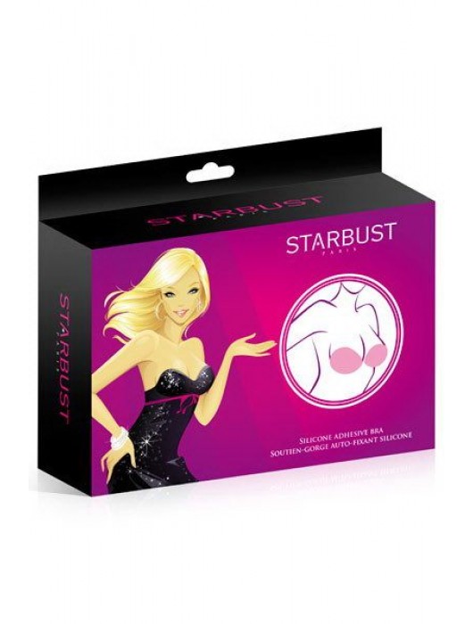 Силиконовый бюстгальтер без бретелей INVISIBLE BRA SILICONE - Starbust купить с доставкой