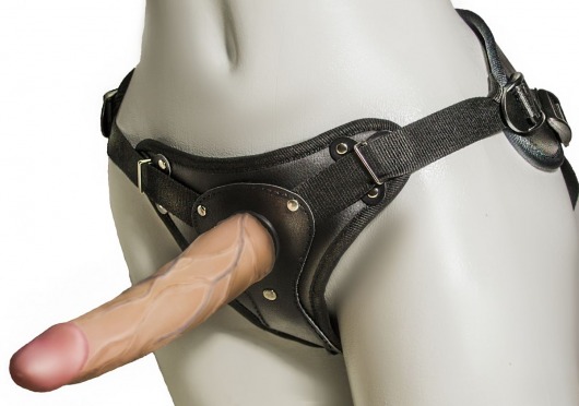 Женский страпон с вагинальной пробкой Woman Strap - 18 см. - LOVETOY (А-Полимер) - купить с доставкой в Ельце